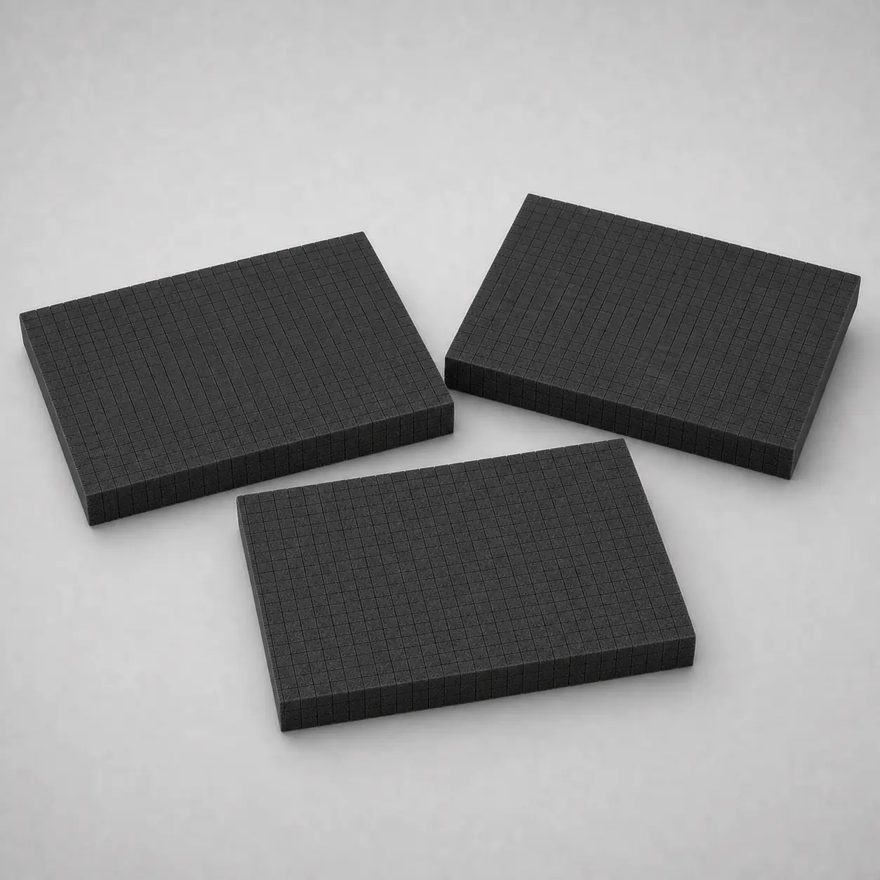 3 mousses de rangement pré-découpées